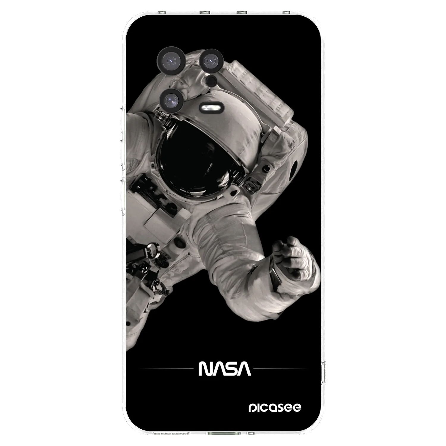 Picasee Xiaomi 13 Hülle - Transparentes Silikon - Astronaut Big
