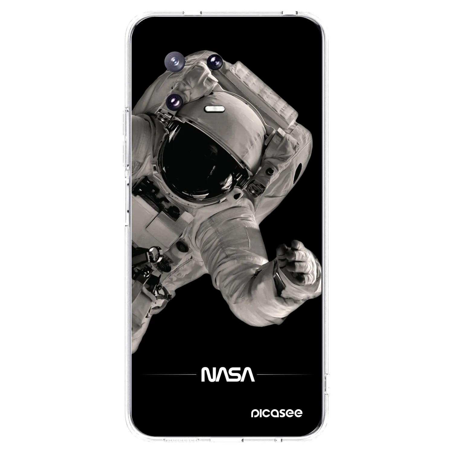 Picasee Xiaomi 13 Pro Hülle - Transparentes Silikon - Astronaut Big