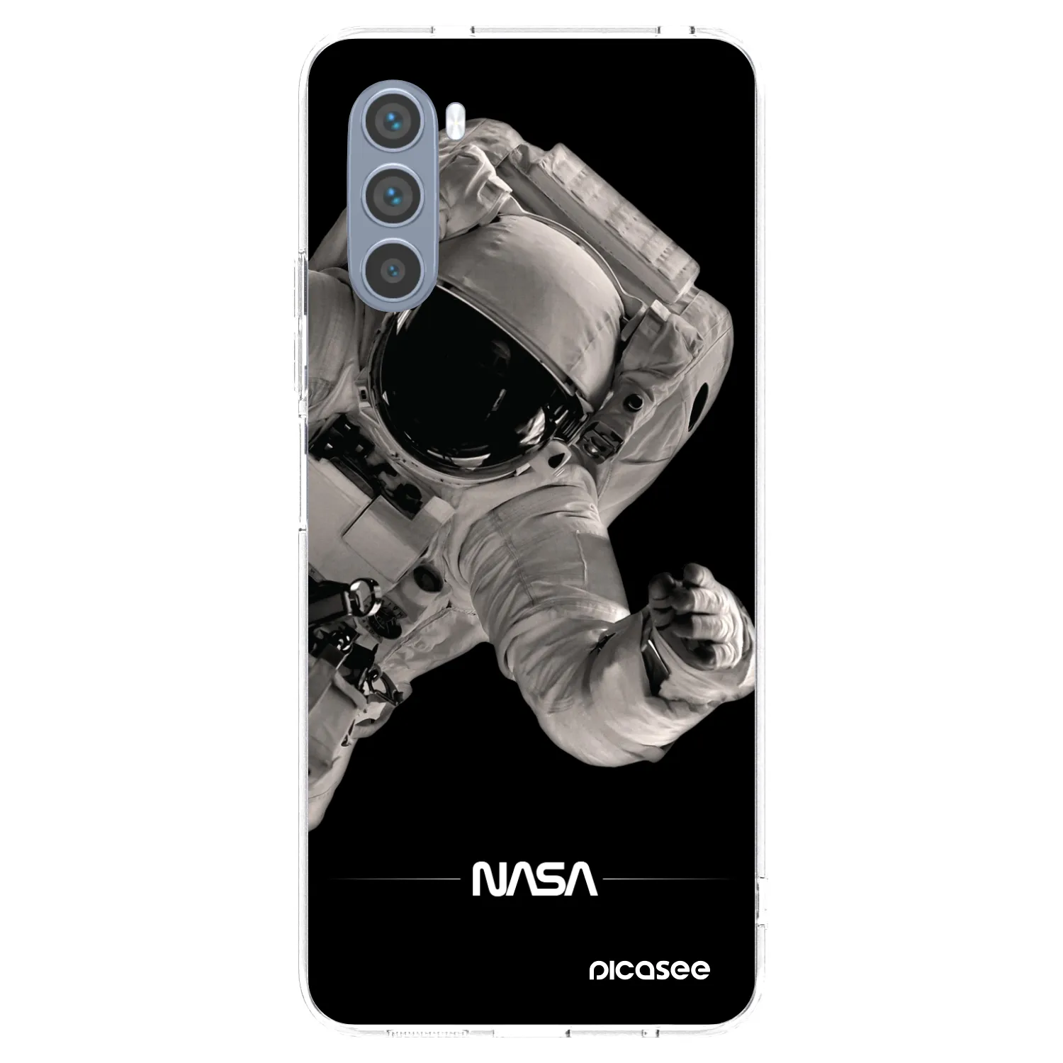 Picasee Motorola Moto G62 Hülle - Transparentes Silikon - Astronaut Big
