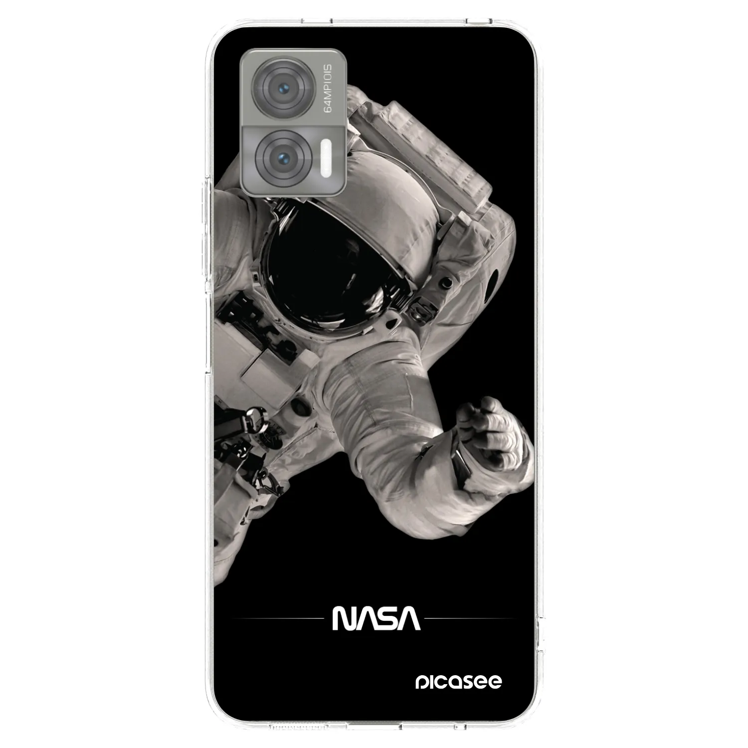 Picasee Motorola Edge 30 Neo Hülle - Transparentes Silikon - Astronaut Big