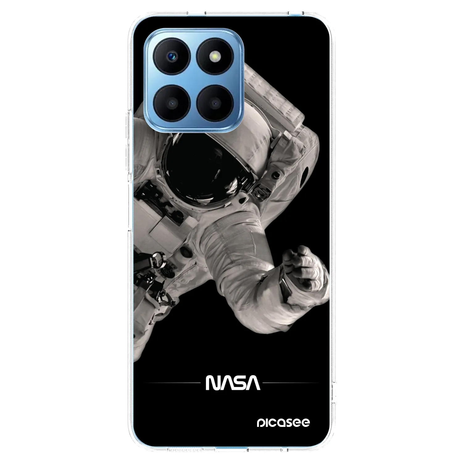 Picasee Honor 70 Lite Hülle - Transparentes Silikon - Astronaut Big