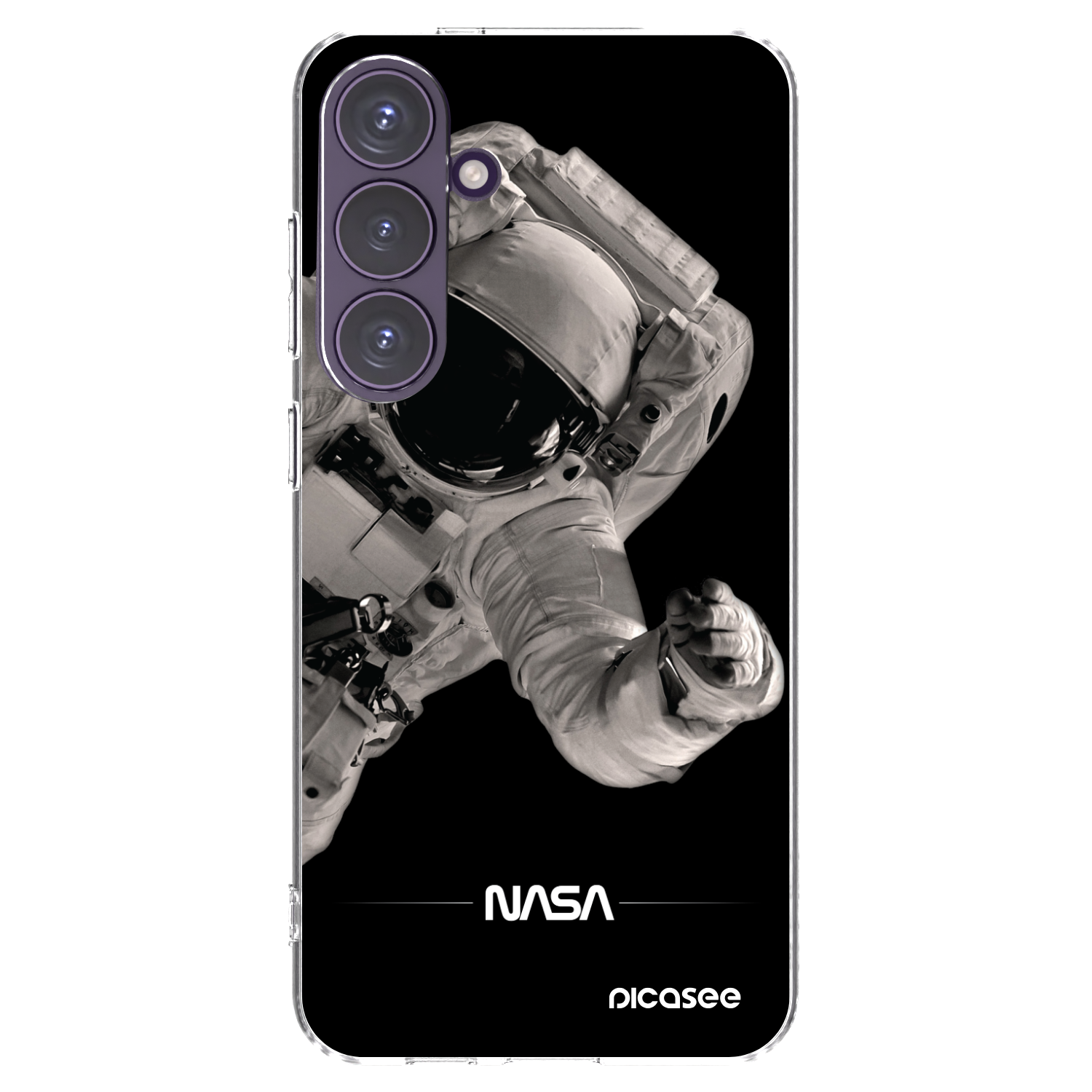 Picasee Samsung Galaxy S24+ S926B 5G Hülle - Transparentes Silikon - Astronaut Big
