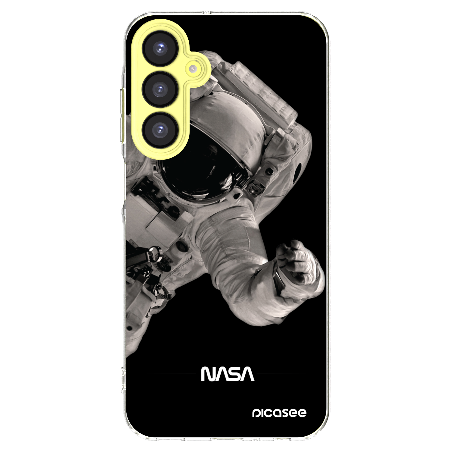 Picasee Samsung Galaxy A25 A256B 5G Hülle - Transparentes Silikon - Astronaut Big