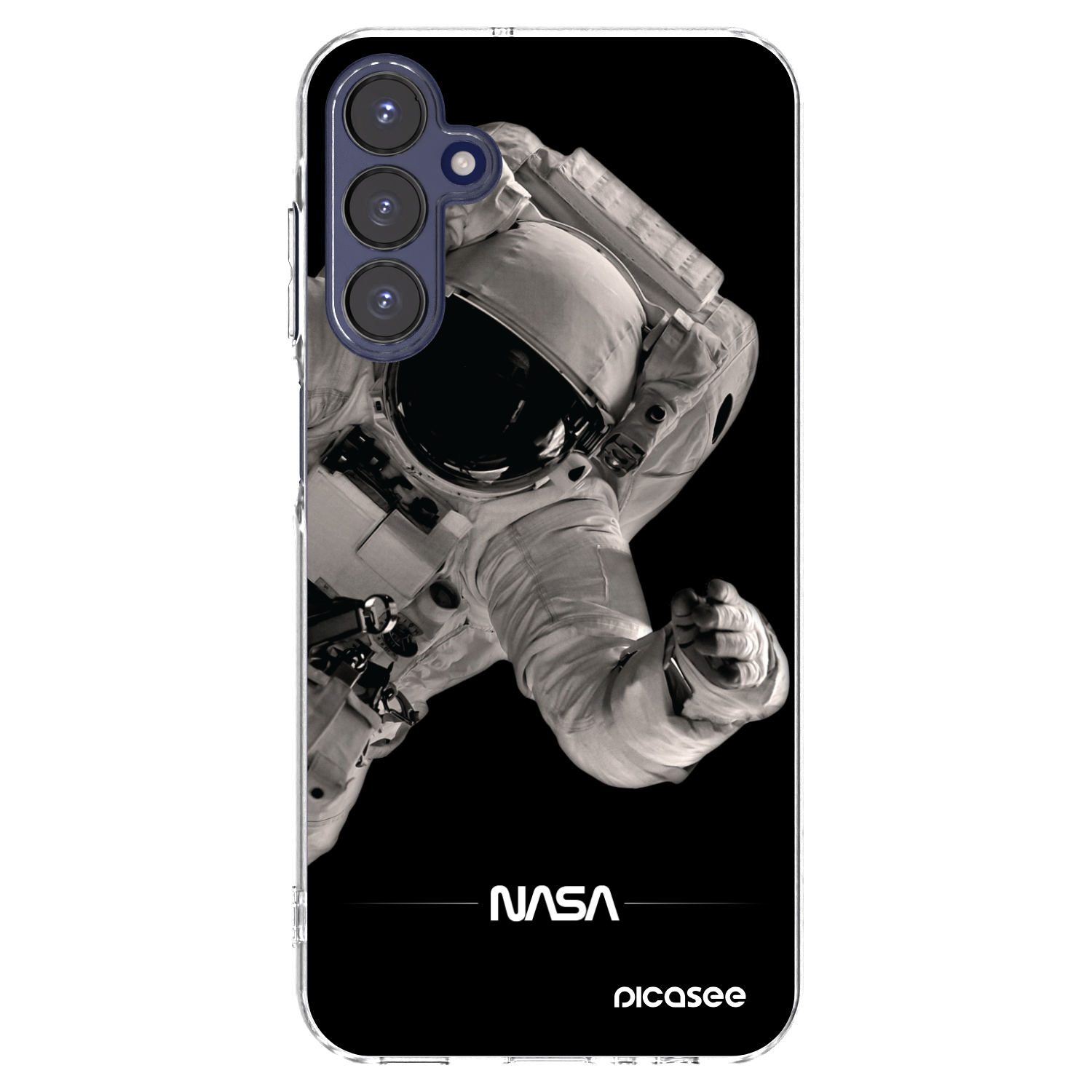 Picasee Samsung Galaxy A15 A155F 4G Hülle - Transparentes Silikon - Astronaut Big
