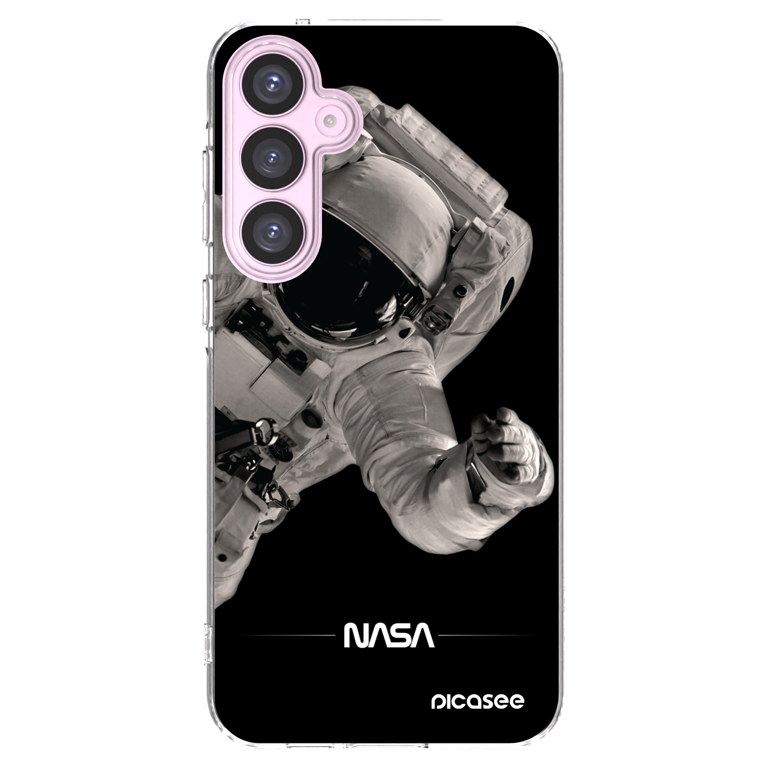 Picasee Samsung Galaxy A55 5G A556B Hülle - Transparentes Silikon - Astronaut Big