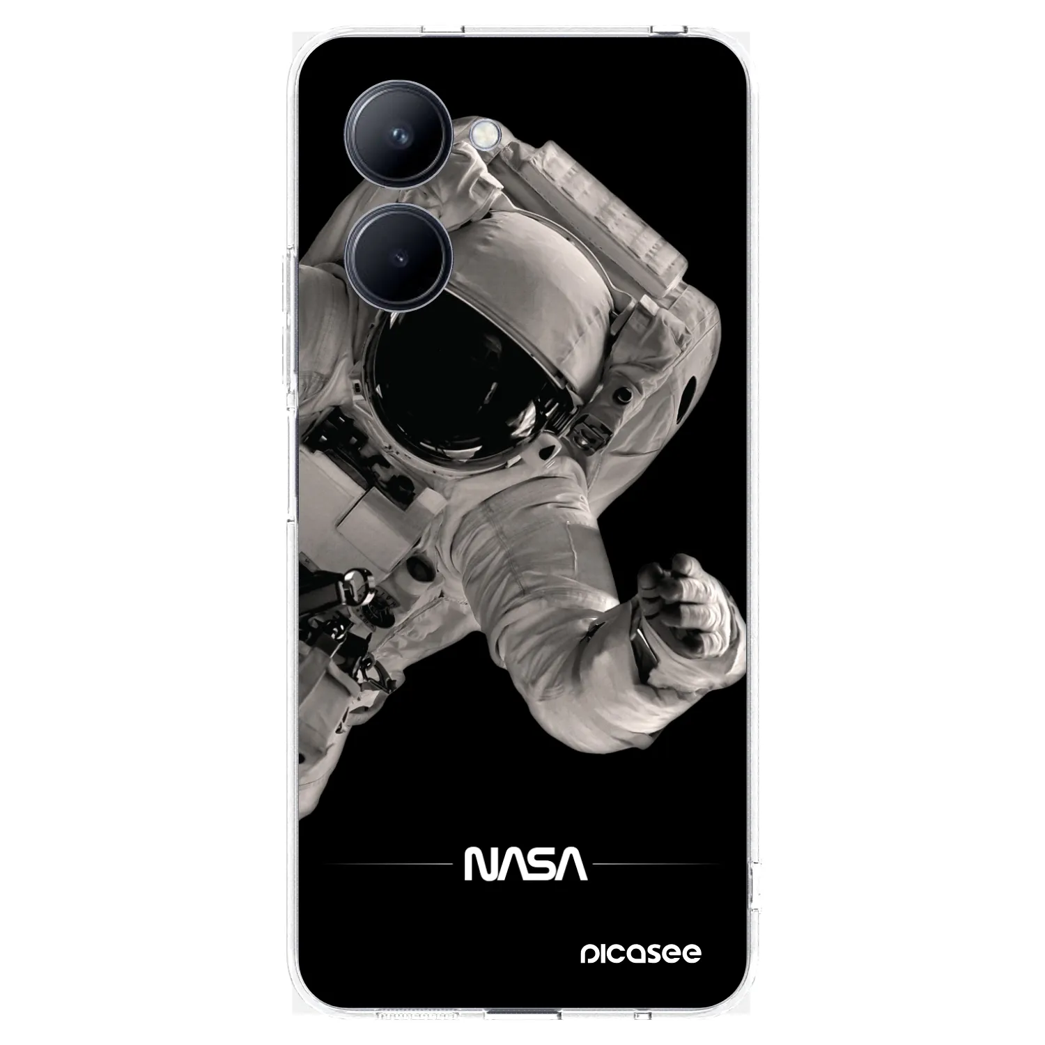 Picasee Realme C33 (2023) Hülle - Transparentes Silikon - Astronaut Big