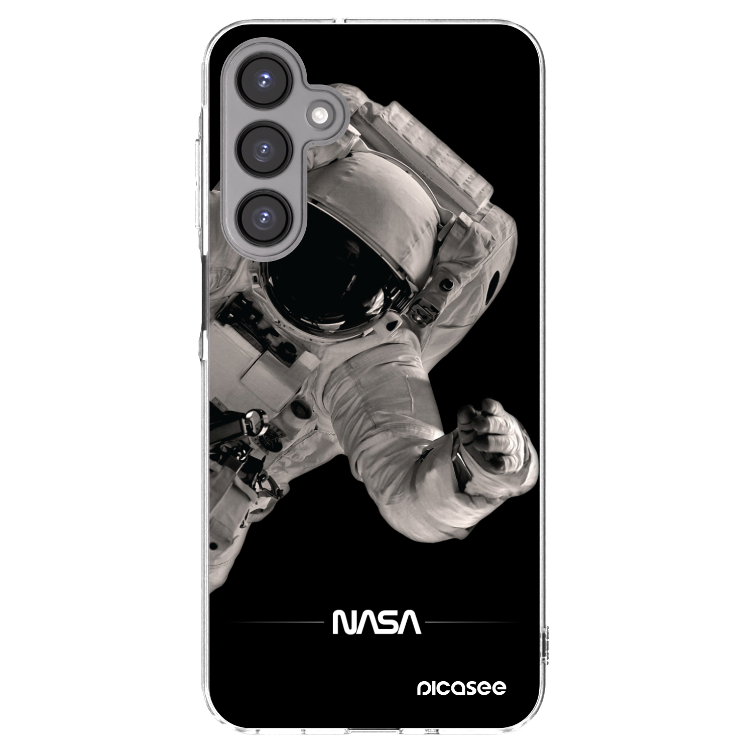 Picasee Samsung Galaxy A16 5G Hülle - Transparentes Silikon - Astronaut Big