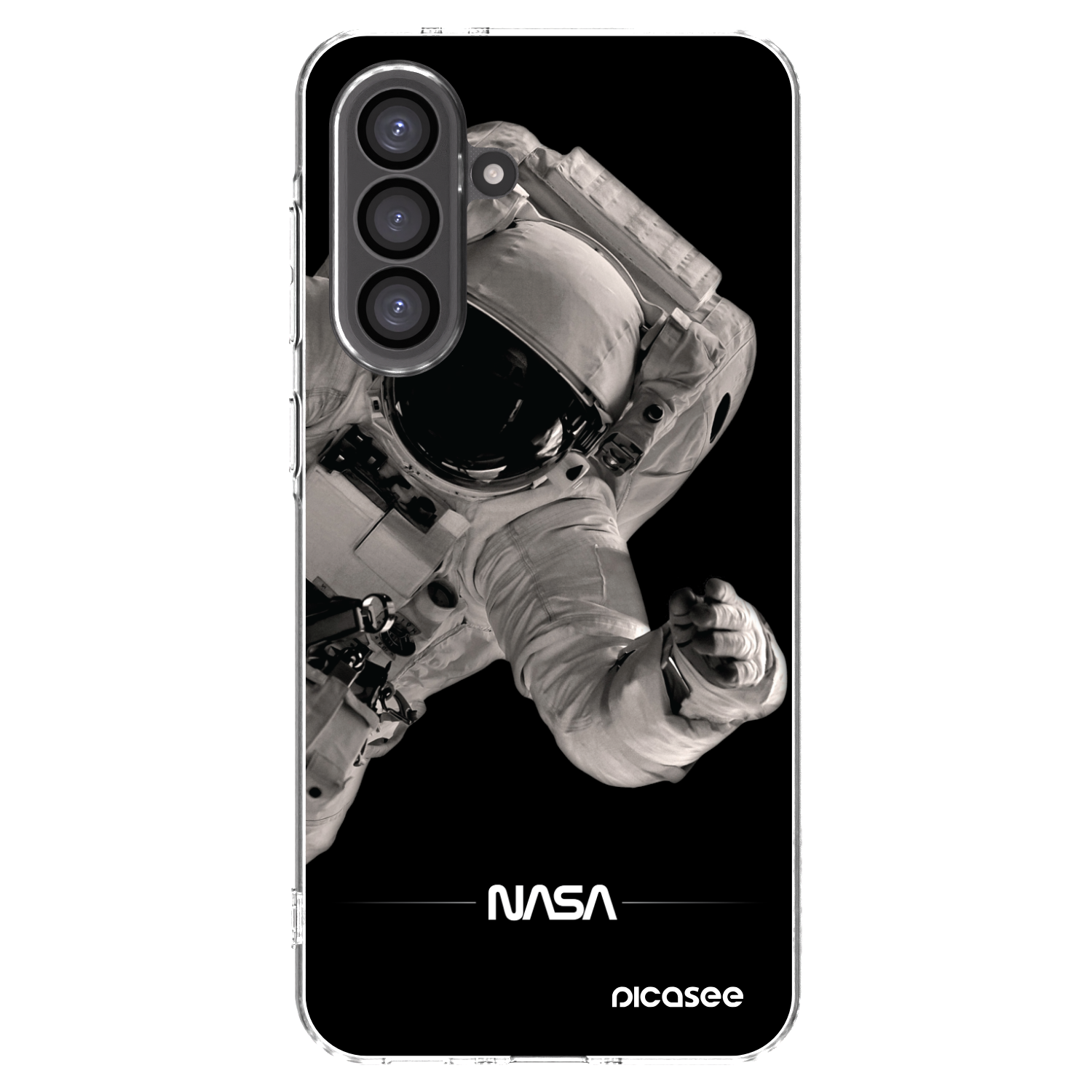 Picasee Samsung Galaxy A36 5G Hülle - Transparentes Silikon - Astronaut Big