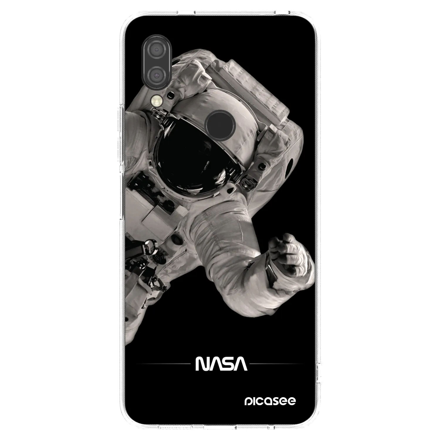 Picasee Xiaomi Redmi 7 Hülle - Transparentes Silikon - Astronaut Big