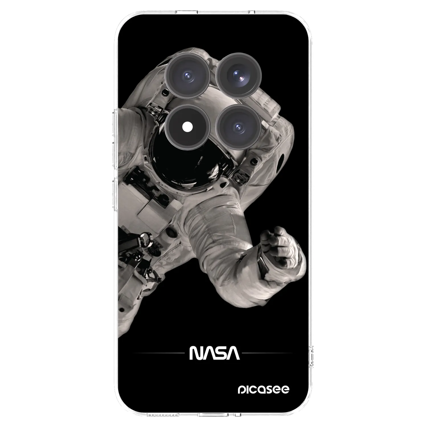 Picasee Xiaomi Redmi Note 15 Pro+ Hülle - Transparentes Silikon - Astronaut Big