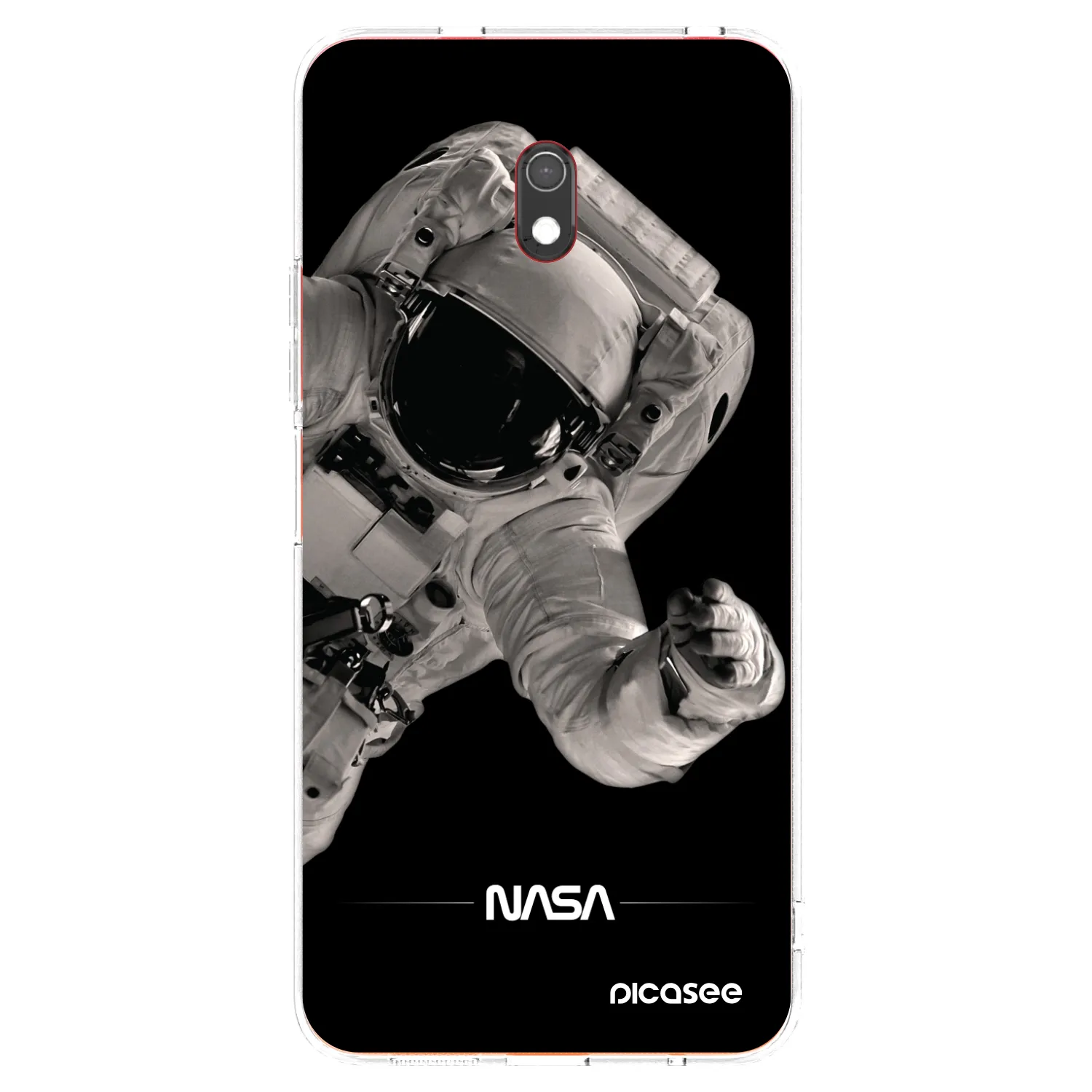 Picasee Xiaomi Redmi 8A Hülle - Transparentes Silikon - Astronaut Big