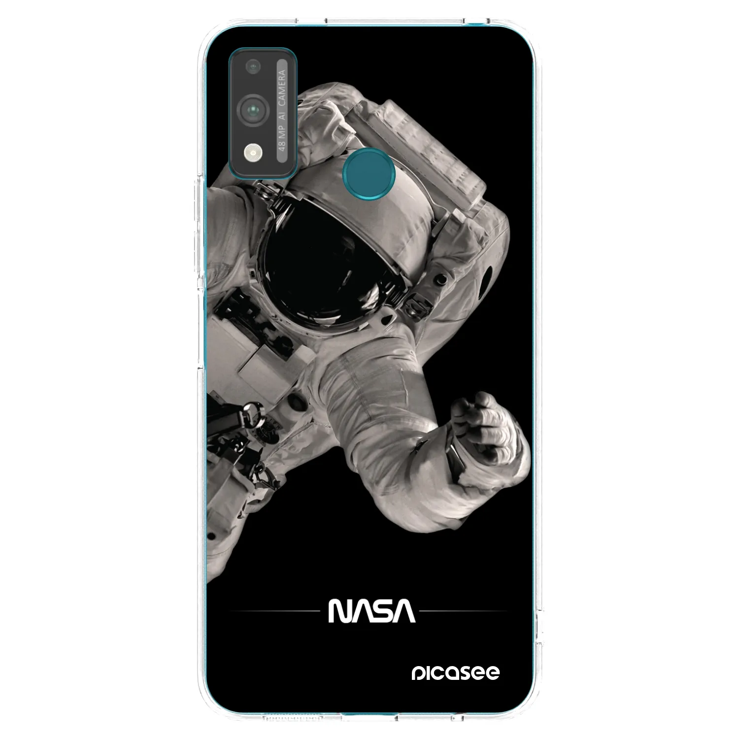Picasee Honor 9X Lite Hülle - Transparentes Silikon - Astronaut Big