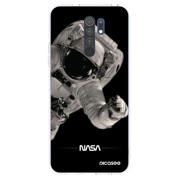 Picasee Xiaomi Redmi 9 Hülle - Transparentes Silikon - Astronaut Big