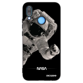 Picasee Huawei P20 Lite Hülle - Schwarzes Silikon - Astronaut Big