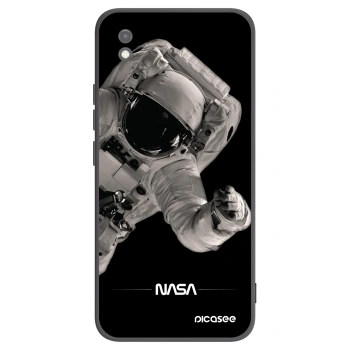 Picasee Xiaomi Redmi 9AT Hülle - Schwarzes Silikon - Astronaut Big