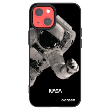Picasee Apple iPhone 13 mini Hülle - Schwarzes Silikon - Astronaut Big