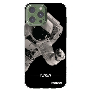 Picasee Apple iPhone 13 Pro Max Hülle - Transparentes Silikon - Astronaut Big