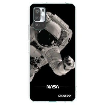 Picasee Xiaomi Redmi Note 10 5G Hülle - Transparentes Silikon - Astronaut Big