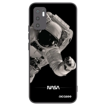 Picasee Xiaomi Redmi Note 10 5G Hülle - Schwarzes Silikon - Astronaut Big
