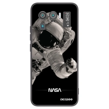 Picasee Xiaomi Mi 11 Ultra Hülle - Schwarzes Silikon - Astronaut Big