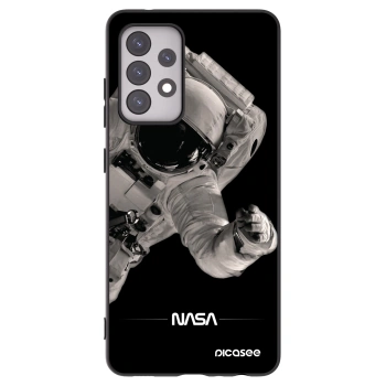 Picasee Samsung Galaxy A52s 5G A528B Hülle - Schwarzes Silikon - Astronaut Big