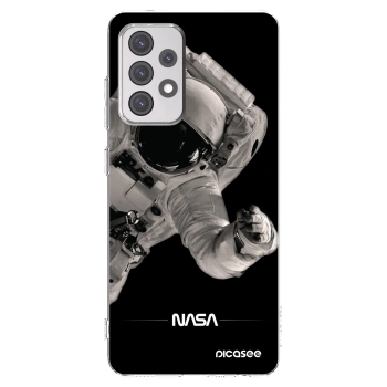 Picasee Samsung Galaxy A52s 5G A528B Hülle - Transparentes Silikon - Astronaut Big