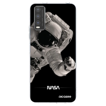Picasee Vivo Y20s Hülle - Transparentes Silikon - Astronaut Big