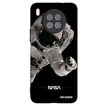 Picasee Huawei Nova 8i Hülle - Schwarzes Silikon - Astronaut Big