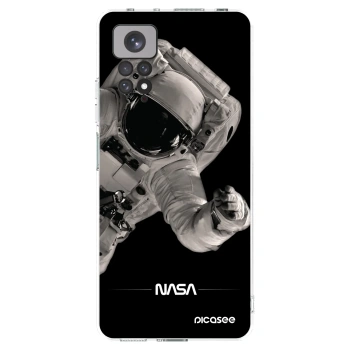 Picasee Xiaomi Redmi Note 11 Hülle - Transparentes Silikon - Astronaut Big