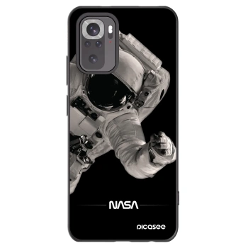 Picasee Xiaomi Redmi Note 11S 4G Hülle - Schwarzes Silikon - Astronaut Big