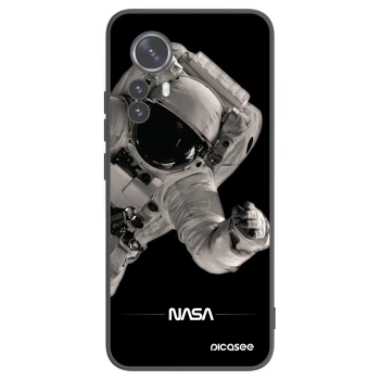 Picasee Xiaomi 12 Pro Hülle - Schwarzes Silikon - Astronaut Big