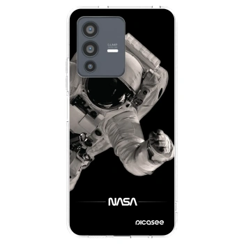 Picasee Vivo V23 5G Hülle - Transparentes Silikon - Astronaut Big