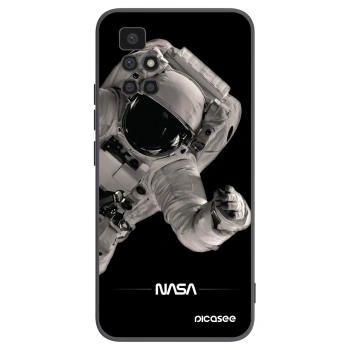 Picasee Xiaomi Redmi 10 (2022) Hülle - Schwarzes Silikon - Astronaut Big