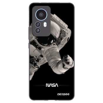 Picasee Xiaomi 12T Pro Hülle - Schwarzes Silikon - Astronaut Big