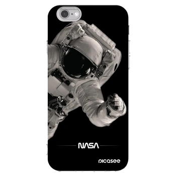 Picasee Apple iPhone 6/6S Hülle - Transparentes Silikon - Astronaut Big