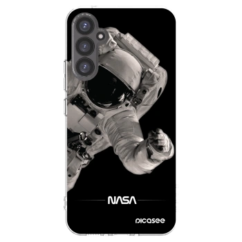 Picasee Samsung Galaxy A34 5G A346B Hülle - Transparentes Silikon - Astronaut Big