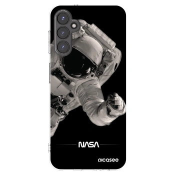 Picasee Samsung Galaxy A14 4G A145R Hülle - Transparentes Silikon - Astronaut Big