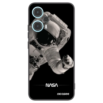 Picasee Xiaomi Poco F5 Hülle - Schwarzes Silikon - Astronaut Big