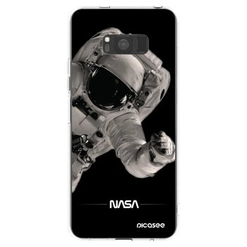 Picasee Samsung Galaxy S8 G950F Hülle - Transparentes Silikon - Astronaut Big