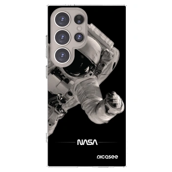 Picasee Samsung Galaxy S24 Ultra S928B 5G Hülle - Transparentes Silikon - Astronaut Big