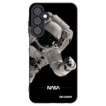 Picasee Samsung Galaxy A25 A256B 5G Hülle - Schwarzes Silikon - Astronaut Big