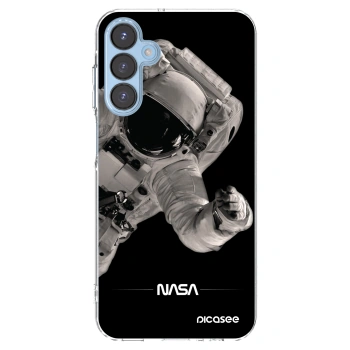 Picasee Samsung Galaxy A15 A156B 5G Hülle - Transparentes Silikon - Astronaut Big