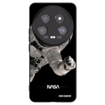 Picasee Xiaomi 14 Ultra Hülle - Schwarzes Silikon - Astronaut Big