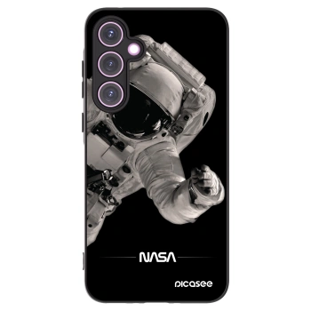 Picasee Samsung Galaxy A35 5G A356B Hülle - Schwarzes Silikon - Astronaut Big