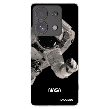 Picasee Xiaomi Redmi Note 13 Pro 4G Hülle - Transparentes Silikon - Astronaut Big