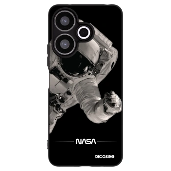 Picasee Xiaomi Redmi 13 4G Hülle - Schwarzes Silikon - Astronaut Big