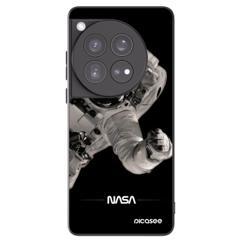 Picasee OnePlus 12 5G Hülle - Schwarzes Silikon - Astronaut Big