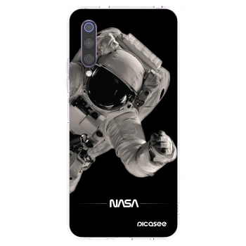 Picasee Xiaomi Mi 9 Hülle - Transparentes Silikon - Astronaut Big