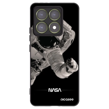 Picasee Xiaomi 14T Hülle - Schwarzes Silikon - Astronaut Big