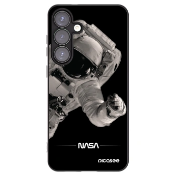 Picasee Samsung Galaxy S25+ 5G Hülle - Schwarzes Silikon - Astronaut Big